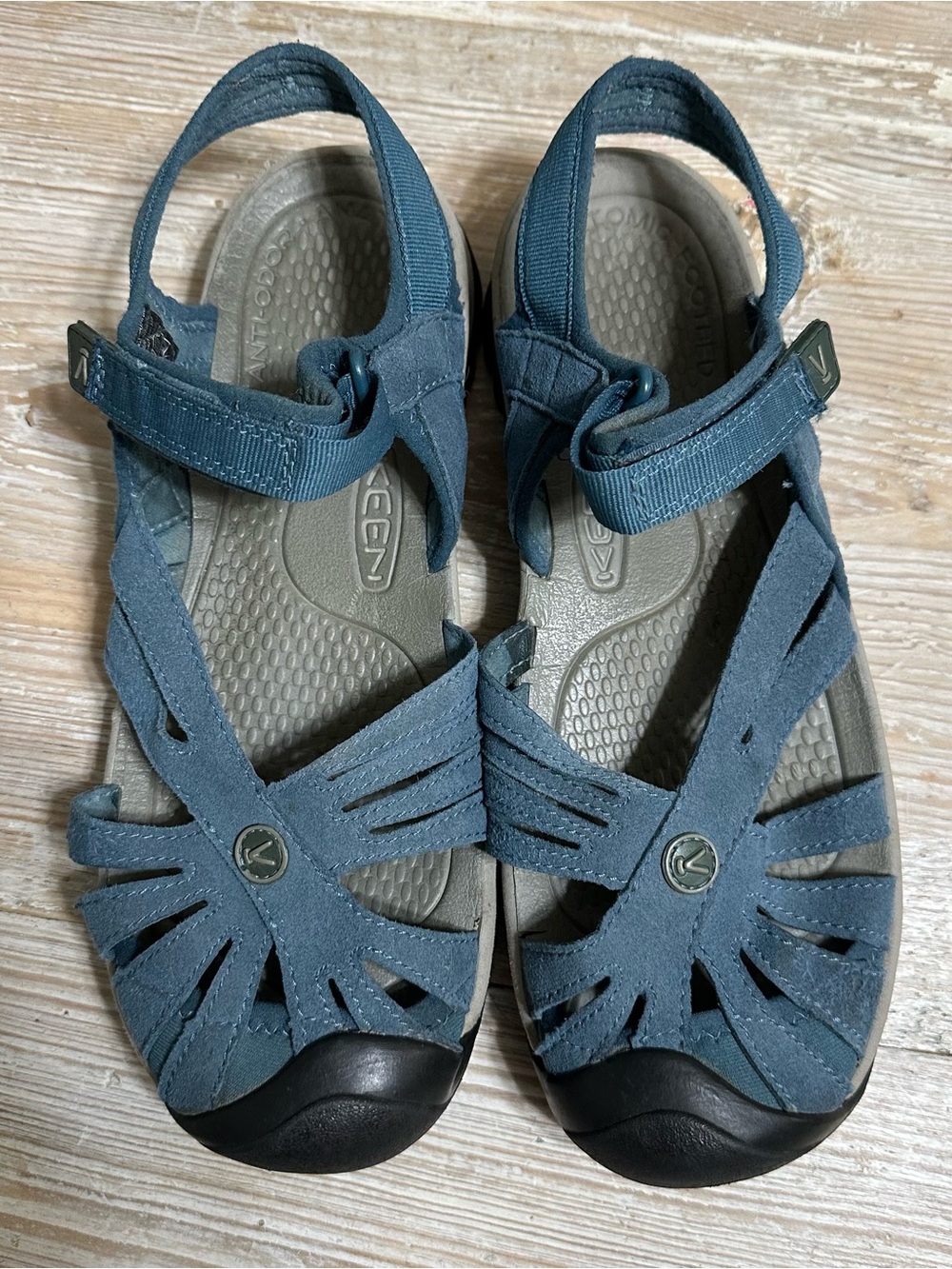 Keen Rose Sandals, Women’s Blue Closed-Toe Sport Sandals Mary Jane’s  SZ 11